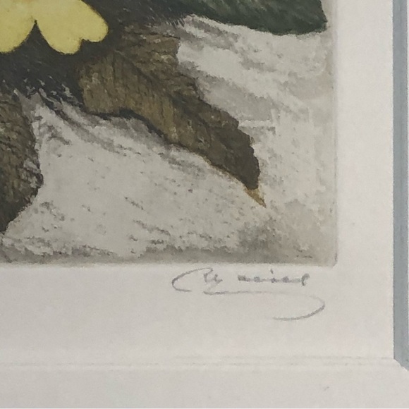 Color Etching by Wilhelm Loisel-Signed - Picture 3 of 7